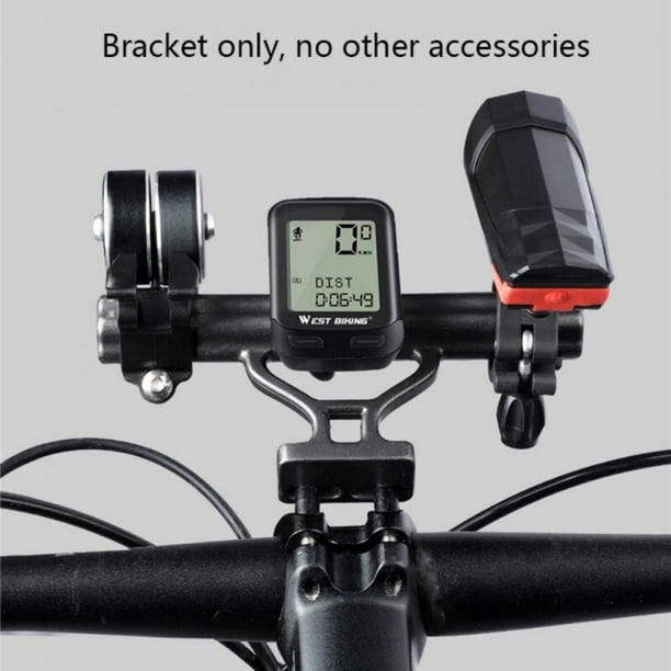 MTB Bike Flashlight Holder Handle Bar Bicycle Accessories Extender-Mount Bracket